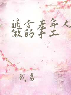 适合老年人在家做的手工