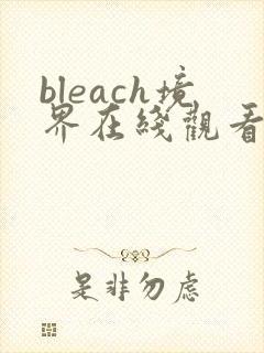 bleach境界在线观看免费全集