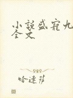 小说盛宠九皇妃全文