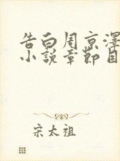 告白周京泽许随小说章节目录