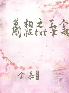 万相之王全本无删版txt笔趣阁
