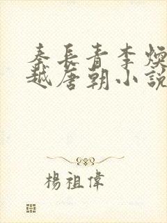 秦长青李焕儿穿越唐朝小说书名叫什么