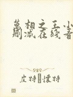 万相之王小说未删减在线看