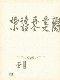 婚后再爱谢嘉珩小说全文阅读