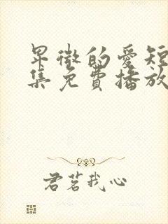 卑微的爱短剧全集免费播放