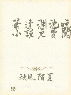 萧清渊沈晚棠的小说免费阅读