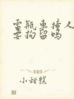 电瓶车撞人逃逸要拘留吗