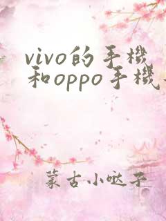 vivo的手机和oppo手机那个好