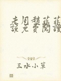 老周赵菲菲的小说免费阅读最新章节