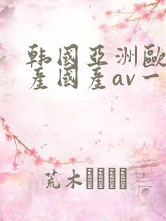 韩国亚洲欧洲日产国产av一区
