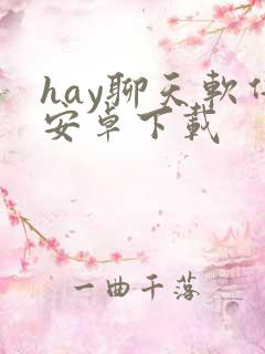 hay聊天软件安卓下载