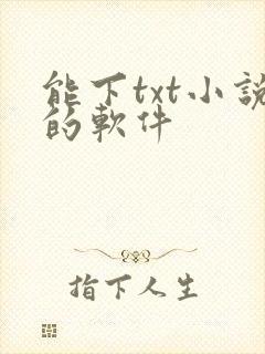 能下txt小说的软件