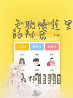 免耽帐篷里隐藏的秘密