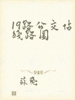 19路公交站点线路图