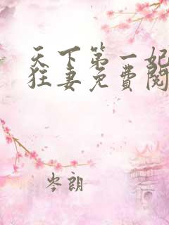 天下第一妃神医狂妻免费阅读