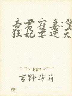 帝君宠妻:惊世狂妃要逆天