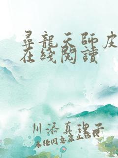 寻龙天师皮剑青在线阅读