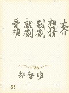 爱就别想太多电视剧剧情介绍