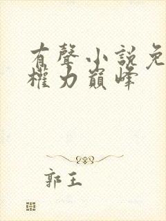 有声小说免费听权力巅峰