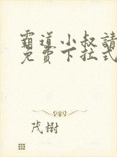 霸道小叔请轻撩免费下拉式