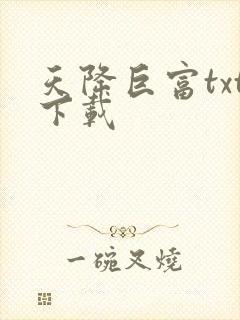 天降巨富txt下载