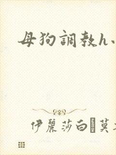 母狗调教h小说