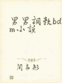 男男调教bdsm小说
