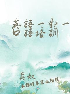 英语一对一英语口语培训