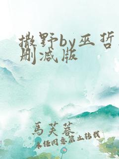 撒野by巫哲无删减版