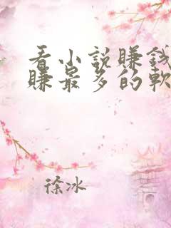 看小说赚钱哪个赚最多的软件