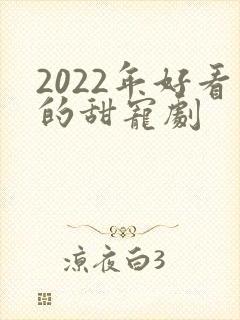 2022年好看的甜宠剧