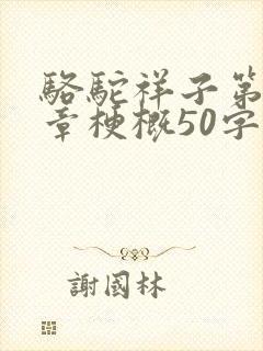 骆驼祥子第21章梗概50字