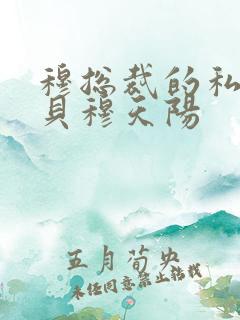 穆总裁的私有宝贝穆天阳