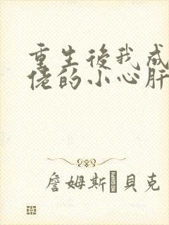 重生后我成了大佬的小心肝小说免费
