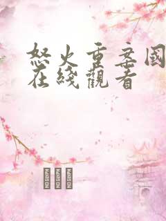 怒火重案国语版在线观看