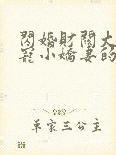 闪婚财阀大叔强宠小娇妻的小说