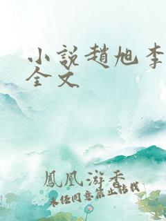 小说赵旭李晴晴全文