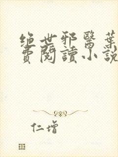 绝世邪医叶凡免费阅读小说