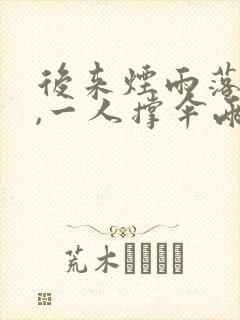 后来烟雨落盛京,一人撑伞两人行.