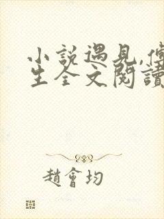 小说遇见,傅先生全文阅读