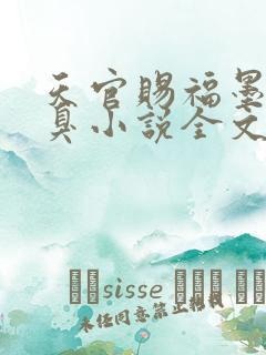 天官赐福墨香铜臭小说全文免费阅读