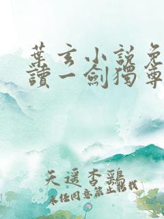 叶玄小说免费阅读一剑独尊