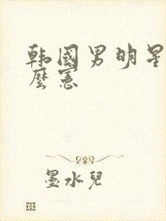 韩国男明星叫什么宪