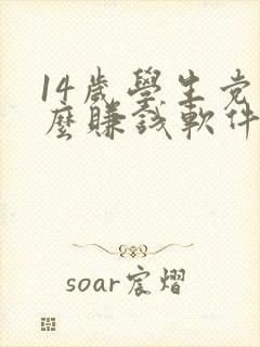 14岁学生党怎么赚钱软件