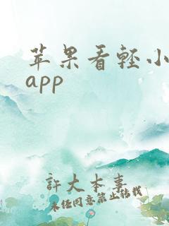 苹果看轻小说的app