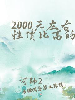 2000元左右性价比高的电动车