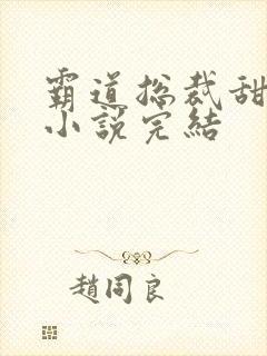 霸道总裁甜宠妻小说完结