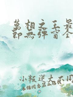 万相之王最新章节无弹窗全文免费阅读