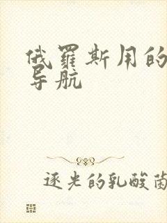 俄罗斯用的什么导航