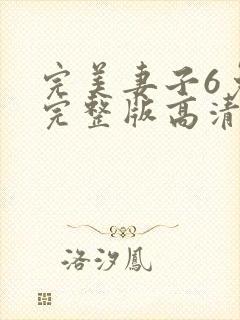 完美妻子6免费完整版高清韩剧